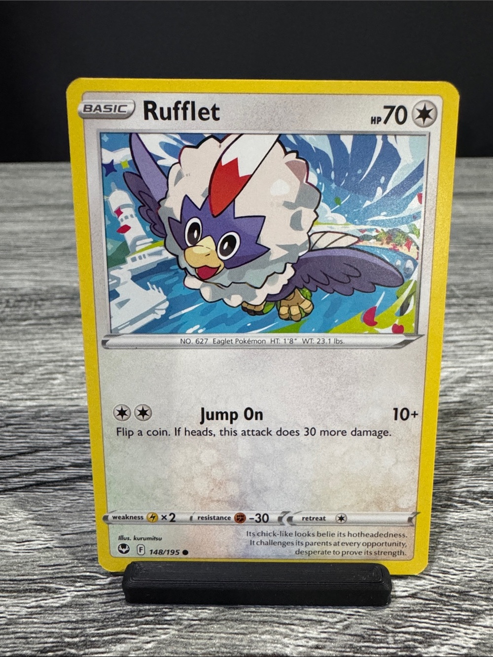Pokémon | Silver Tempest #148/195: Rufflet (2022) - Collectible Trading Card